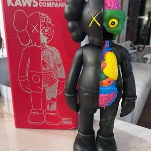 KAWS Companion Black Multicolor Figure